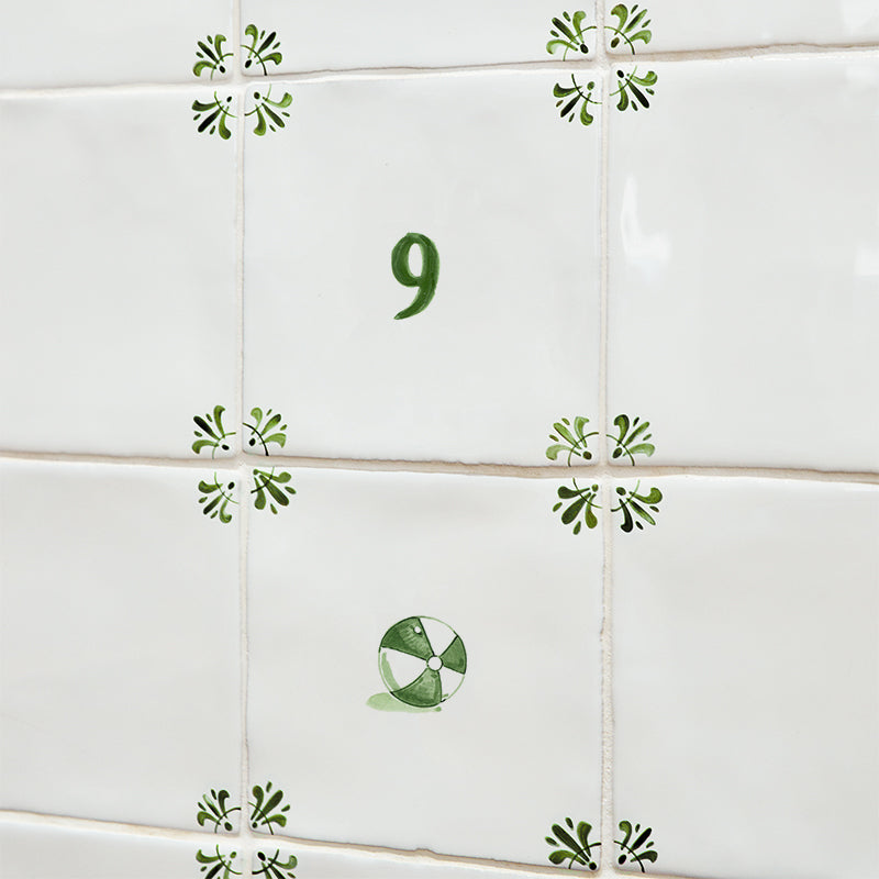 Beach Ball Delft Tile