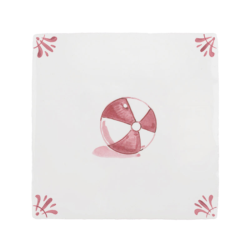 Beachball Delft Tile