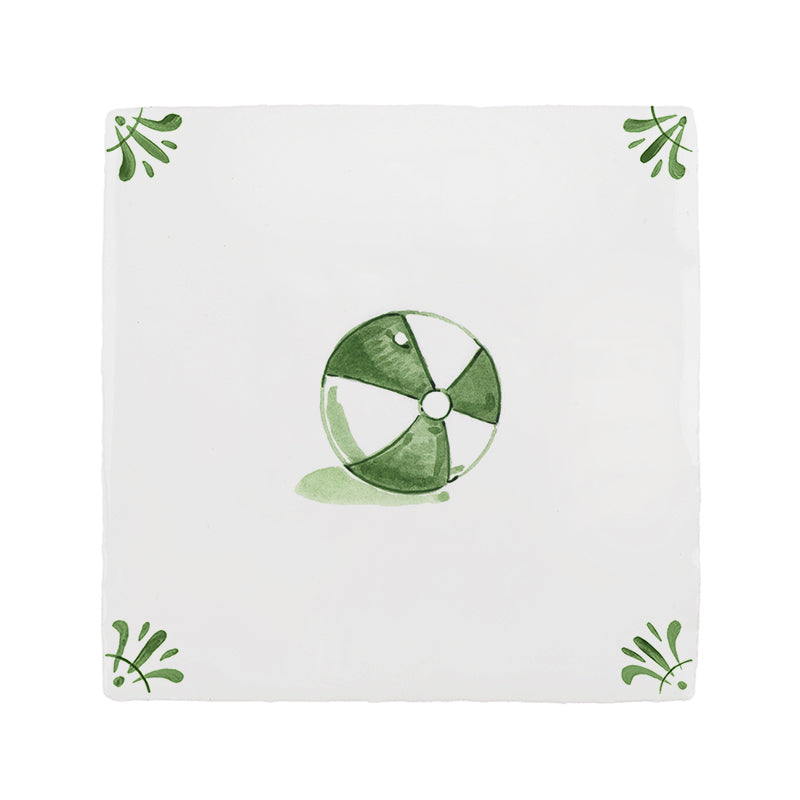 Beachball Delft Tile