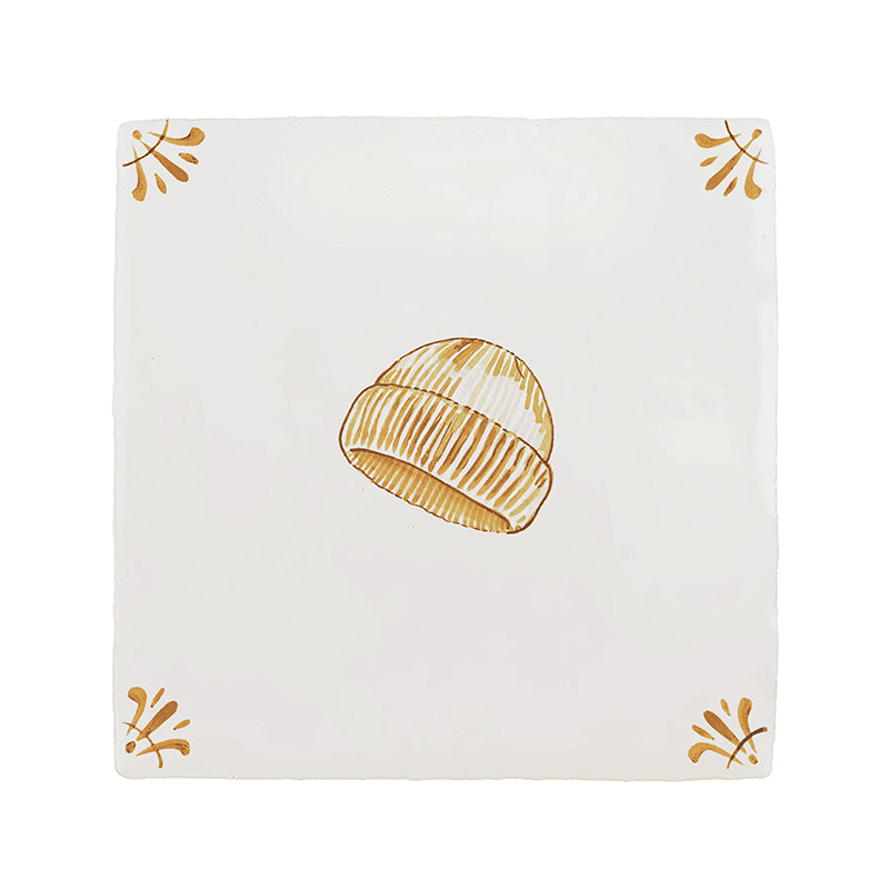 Beanie Hat Delft Tile