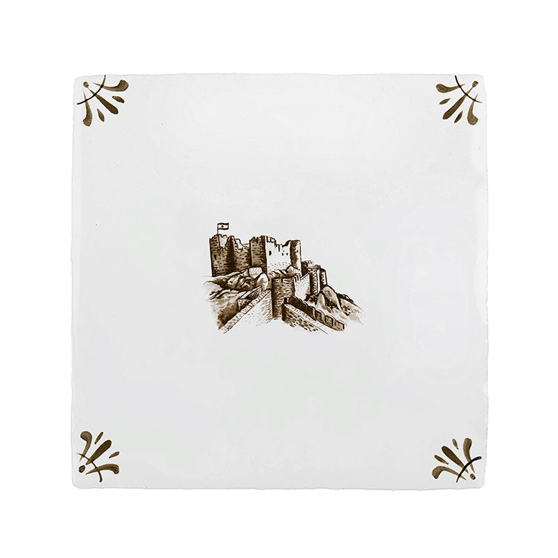 Beaufort Castle, Lebanon Delft Tile