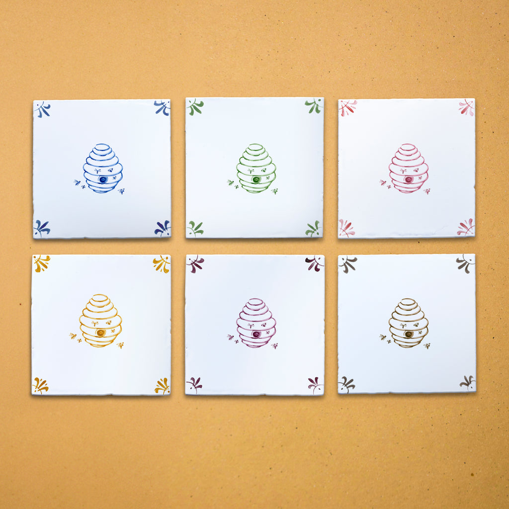 Beehive Delft Tile