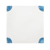 Beirut Tile, Sky Blue Corners Only