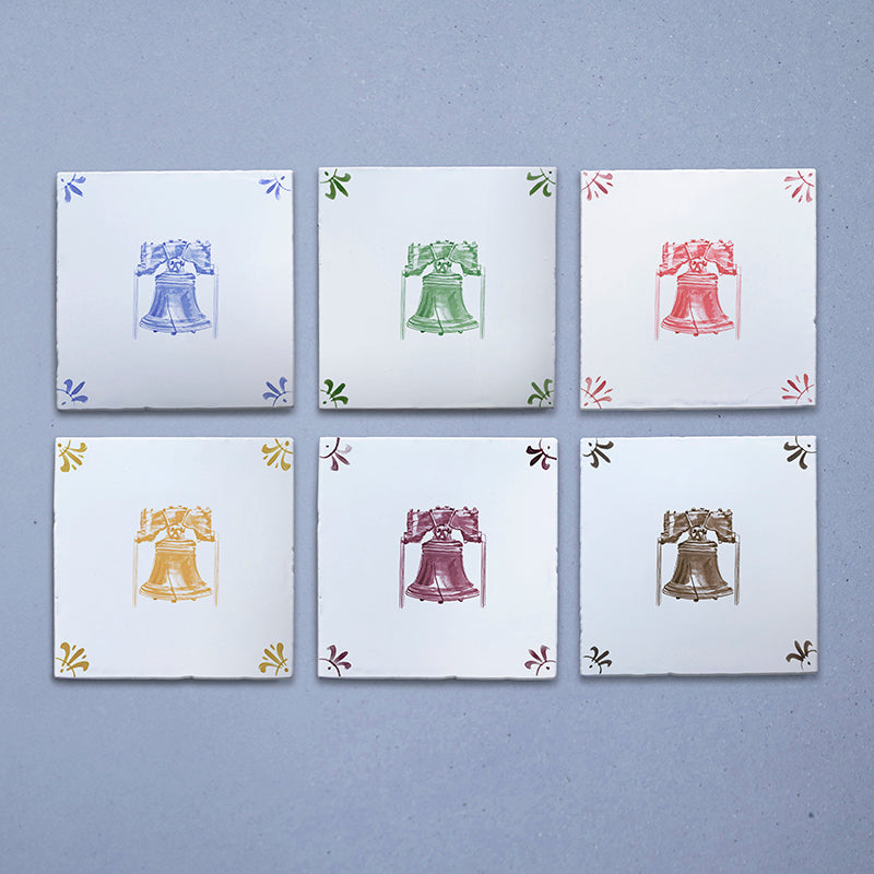 Liberty Bell Delft Tile