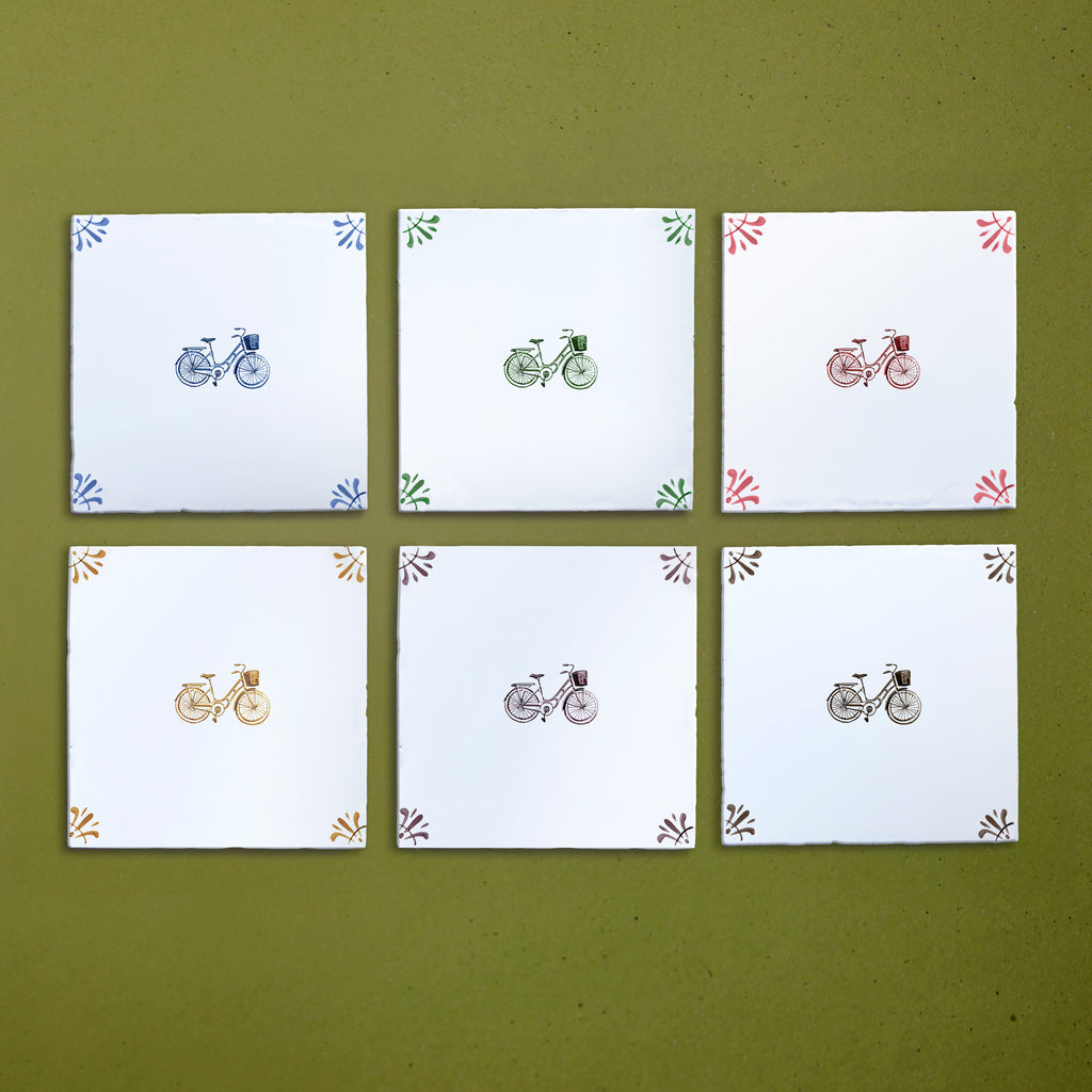 Bicycle Delft Tile