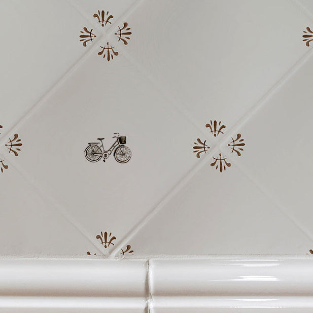 Bicycle Delft Tile
