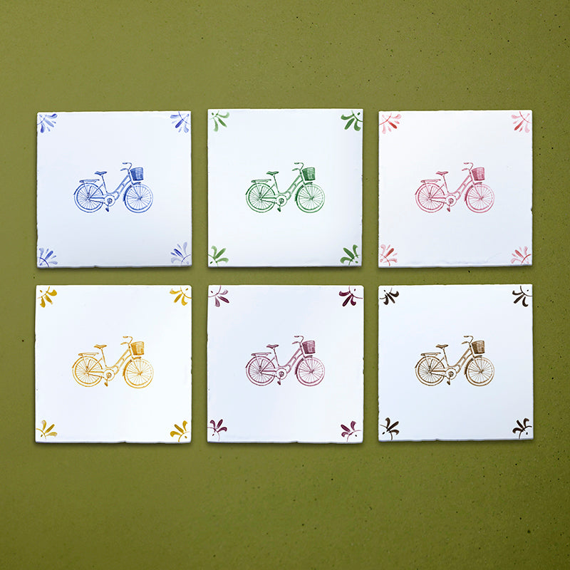 Bicycle Delft Tile