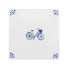 Bicycle Delft Tile Sample, Blue