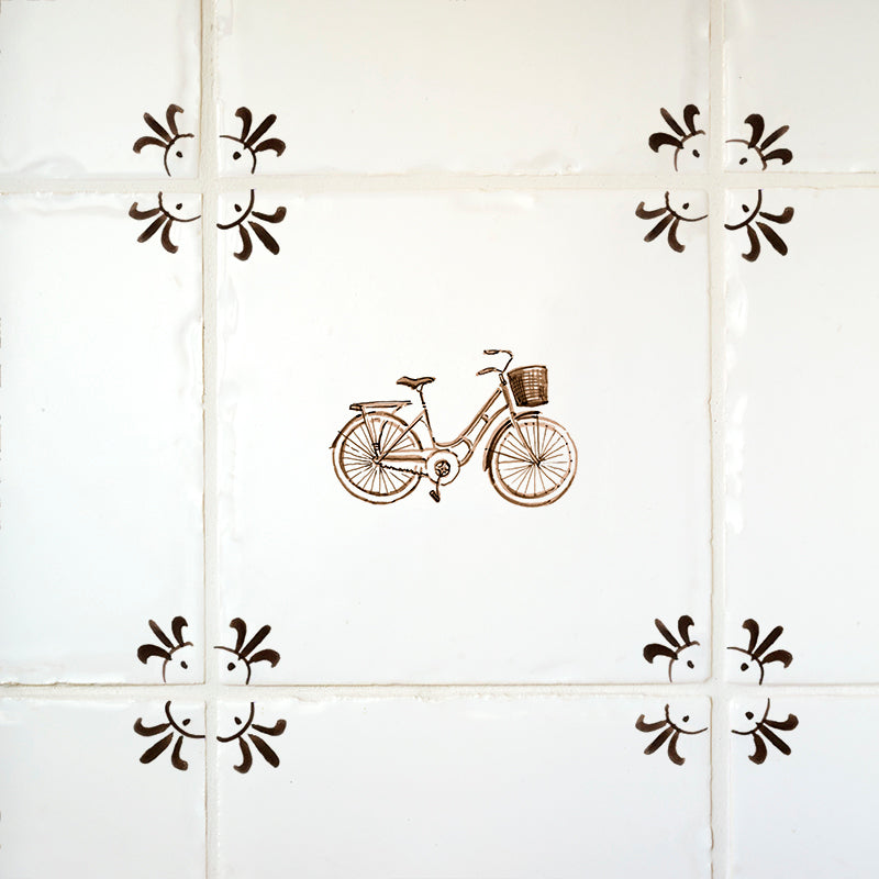 Bicycle Delft Tile
