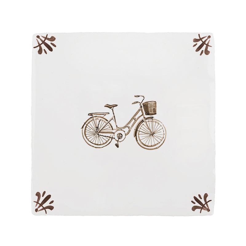 Bicycle Delft Tile
