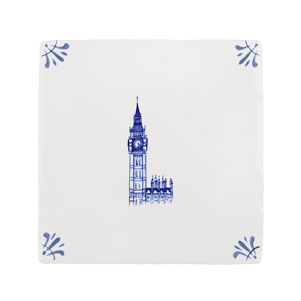 Big Ben Delft Tile