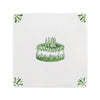 Birthday Cake Delft Tile