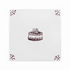 Birthday Cake Delft Tile