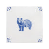 Black Bear Delft Tile