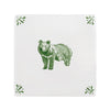 Black Bear Delft Tile
