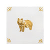 Black Bear Delft Tile