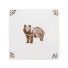 Black Bear Delft Tile