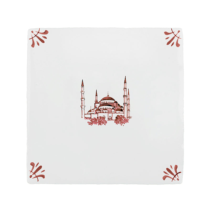 Blue Mosque Delft Tile