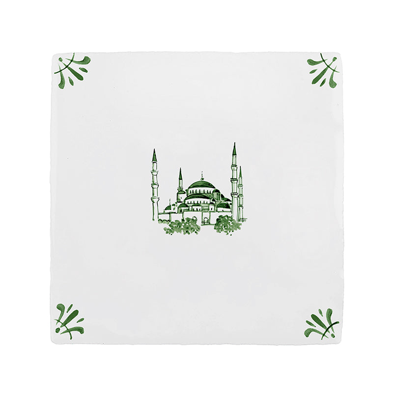 Blue Mosque Delft Tile