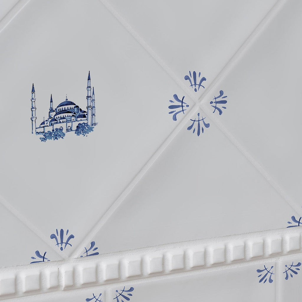 Blue Mosque Delft Tile