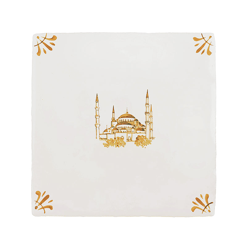 Blue Mosque Delft Tile