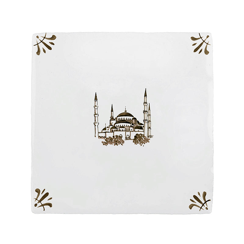 Blue Mosque Delft Tile