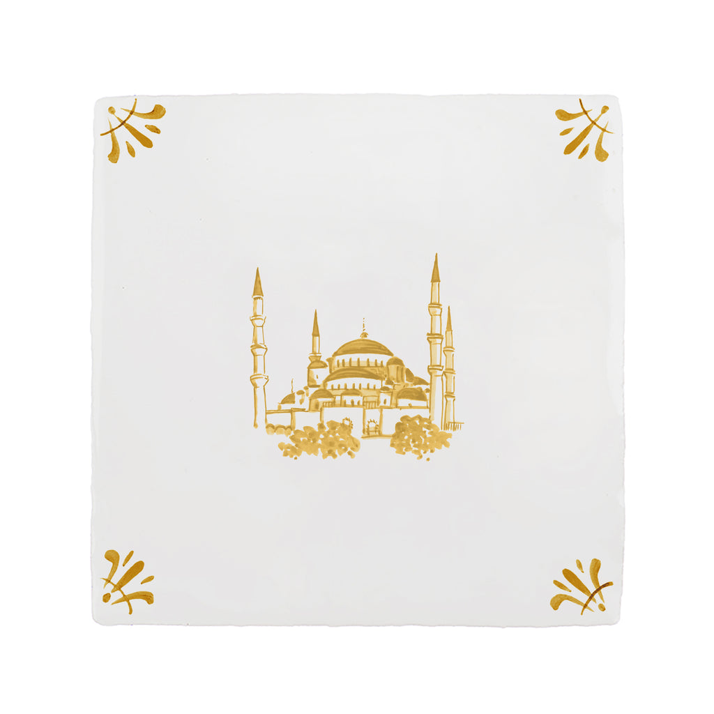 Blue Mosque Delft Tile