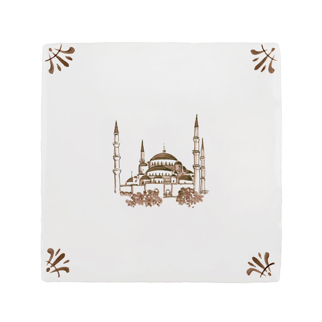 Blue Mosque Delft Tile