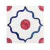 Beirut Tile Sample, Blue and Berry