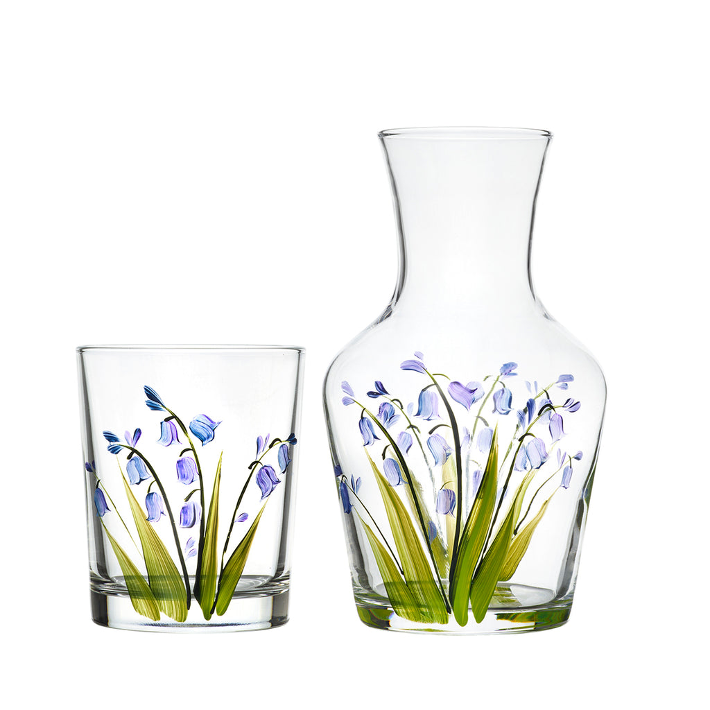 Bluebell Carafe And Tumbler