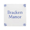 Delft Door Tile, Blue
