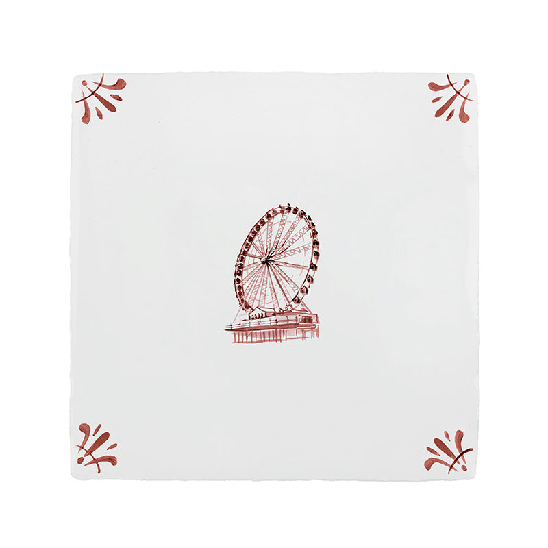 Brighton Ferris Wheel Delft Tile