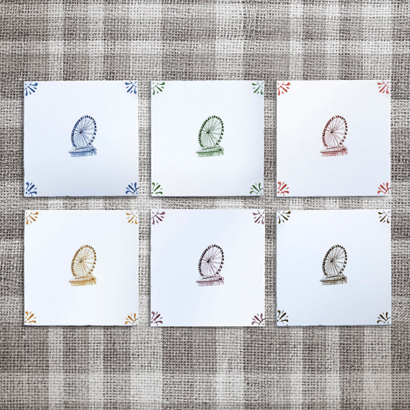 Brighton Ferris Wheel Delft Tile