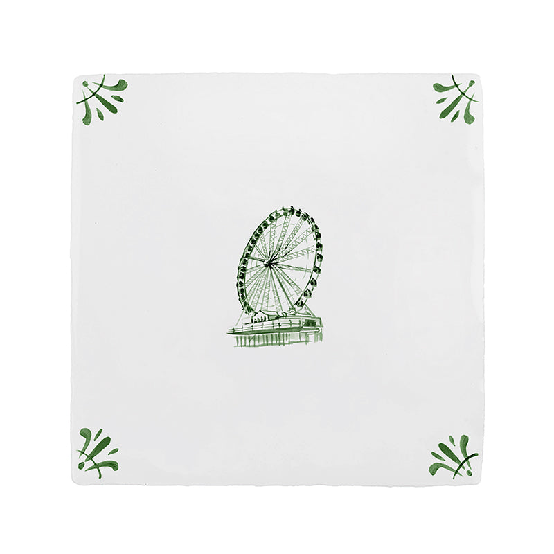 Brighton Ferris Wheel Delft Tile