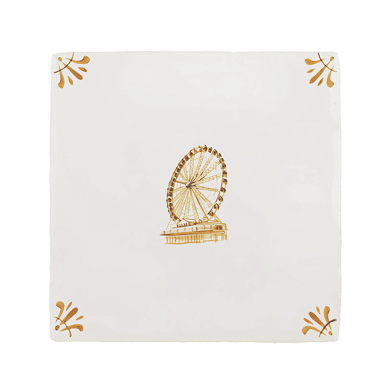 Brighton Ferris Wheel Delft Tile