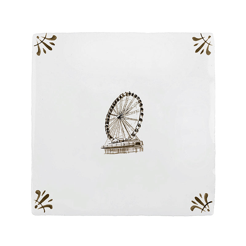 Brighton Ferris Wheel Delft Tile