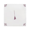 Broom Delft Tile