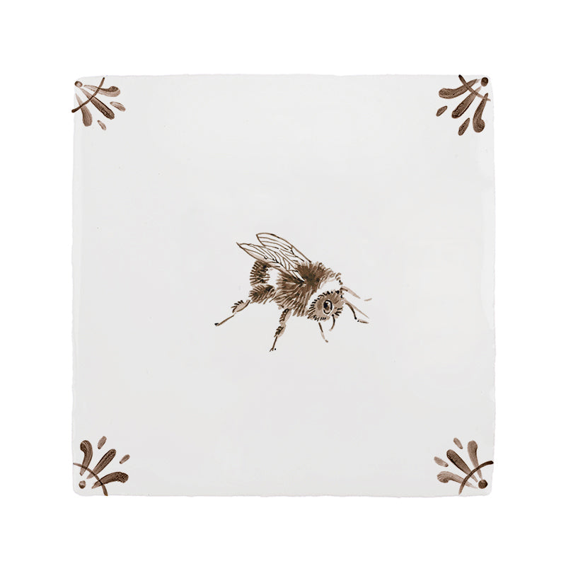 Bumble Bee Delft Tile