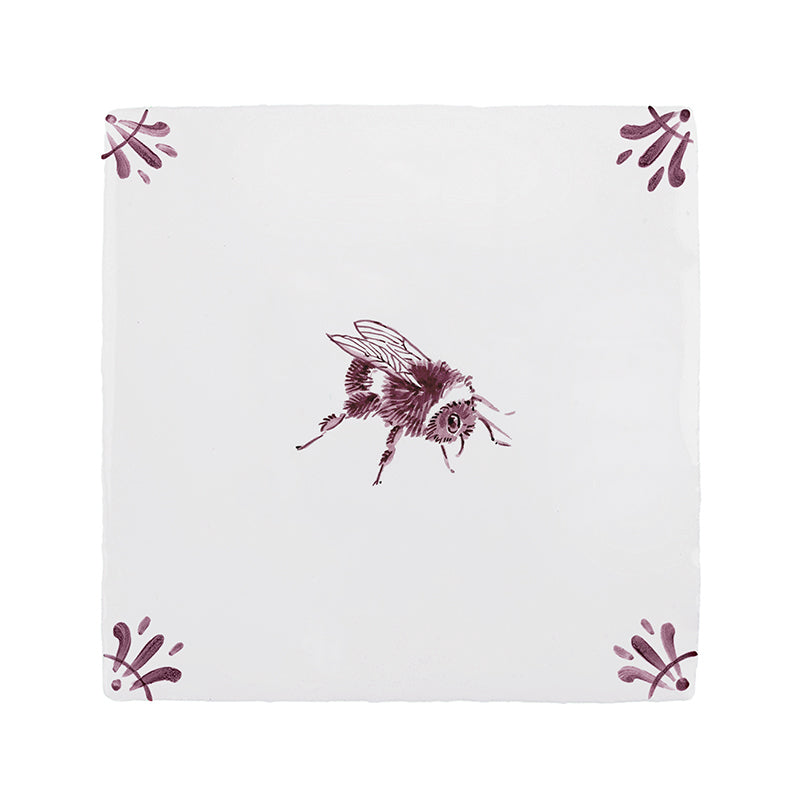 Bumble Bee Delft Tile
