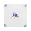 Bumble Bee Delft Tile, 15cm Sample