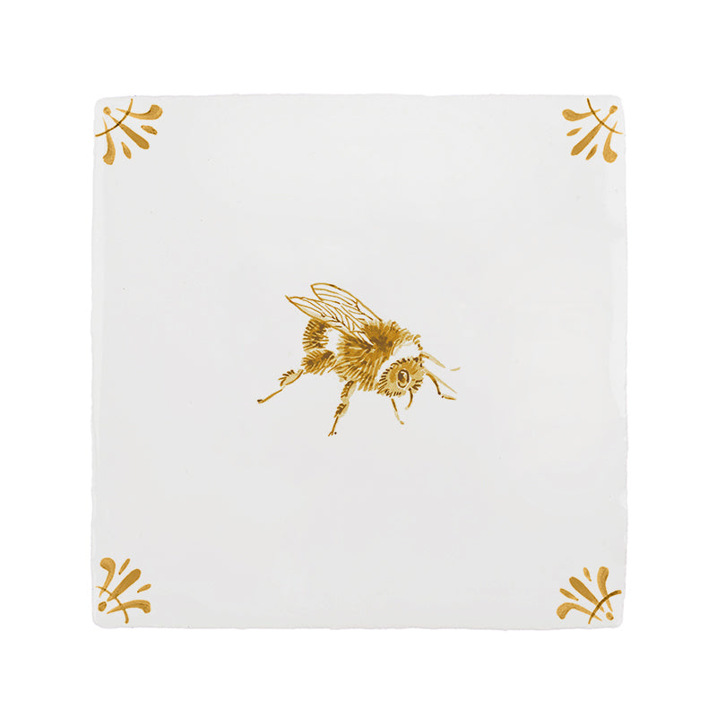 Bumble Bee Delft Tile
