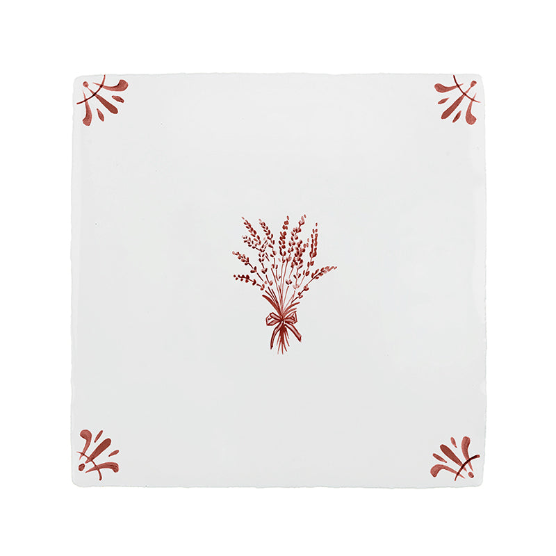 Bunch of Lavender Delft Tile