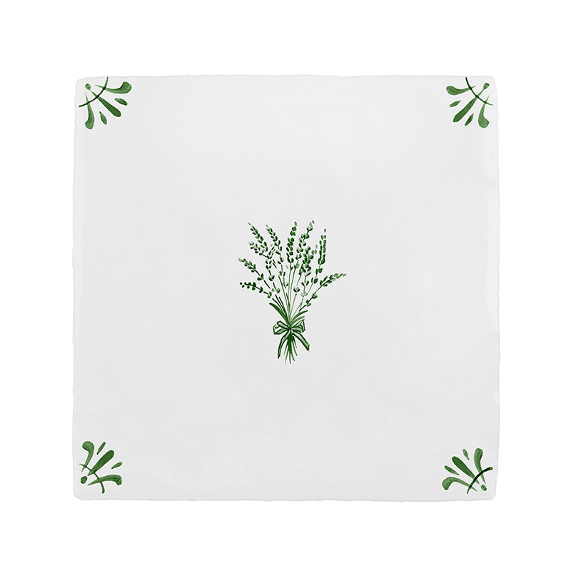 Bunch of Lavender Delft Tile