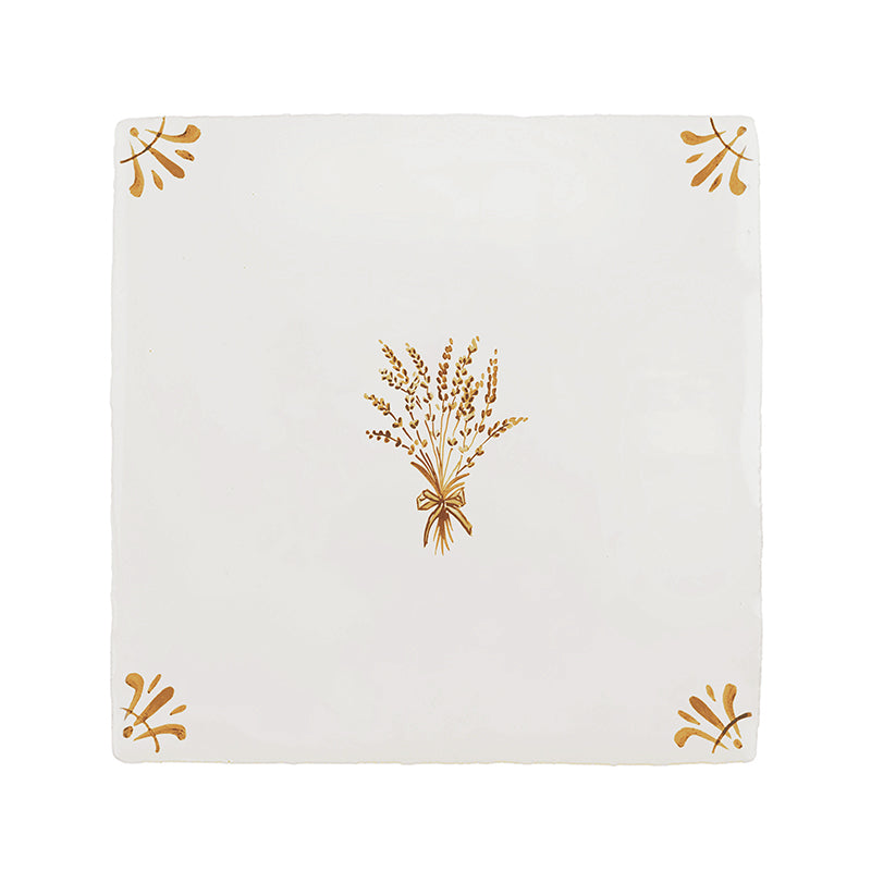 Bunch of Lavender Delft Tile