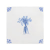 Bunch of Carrots Delft Tile