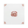 Burger Delft Tile