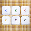 Alphabet C Delft Tile