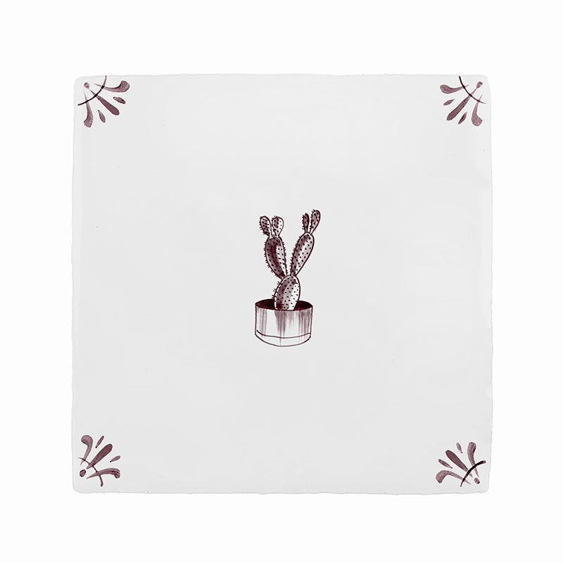 Cactus Delft Tile