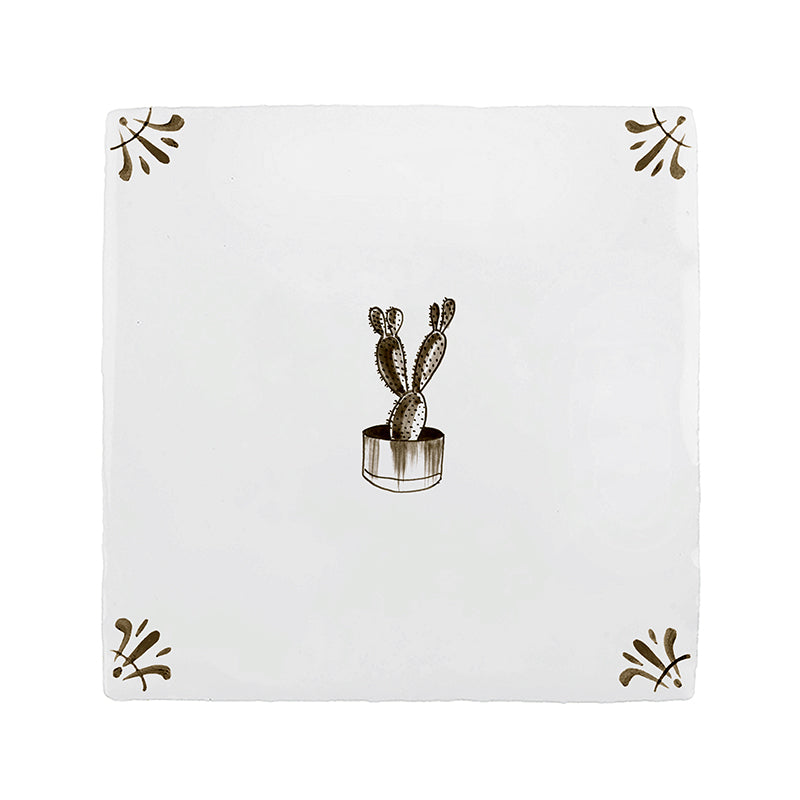 Cactus Delft Tile