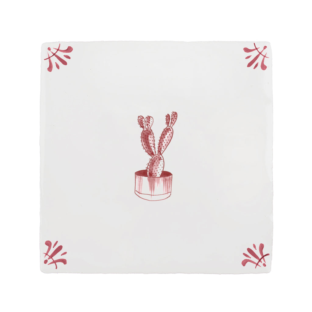 Cactus Delft Tile